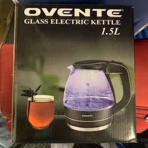 Ovente 1.5L BPA-Free Glass Electric Kettle